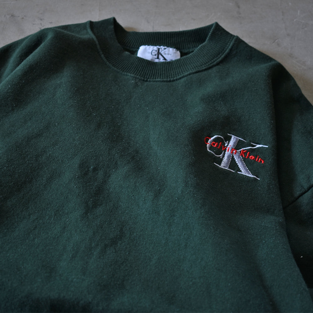 90’s ブートレグ Calvin Klein ロゴ刺繍 スウェット 221118