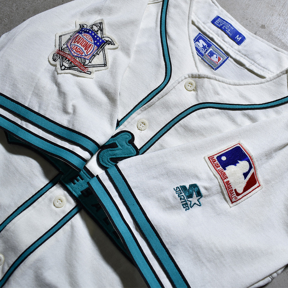 90's STARTER “MLB Miami Marlins” ベースボールシャツ 220919H