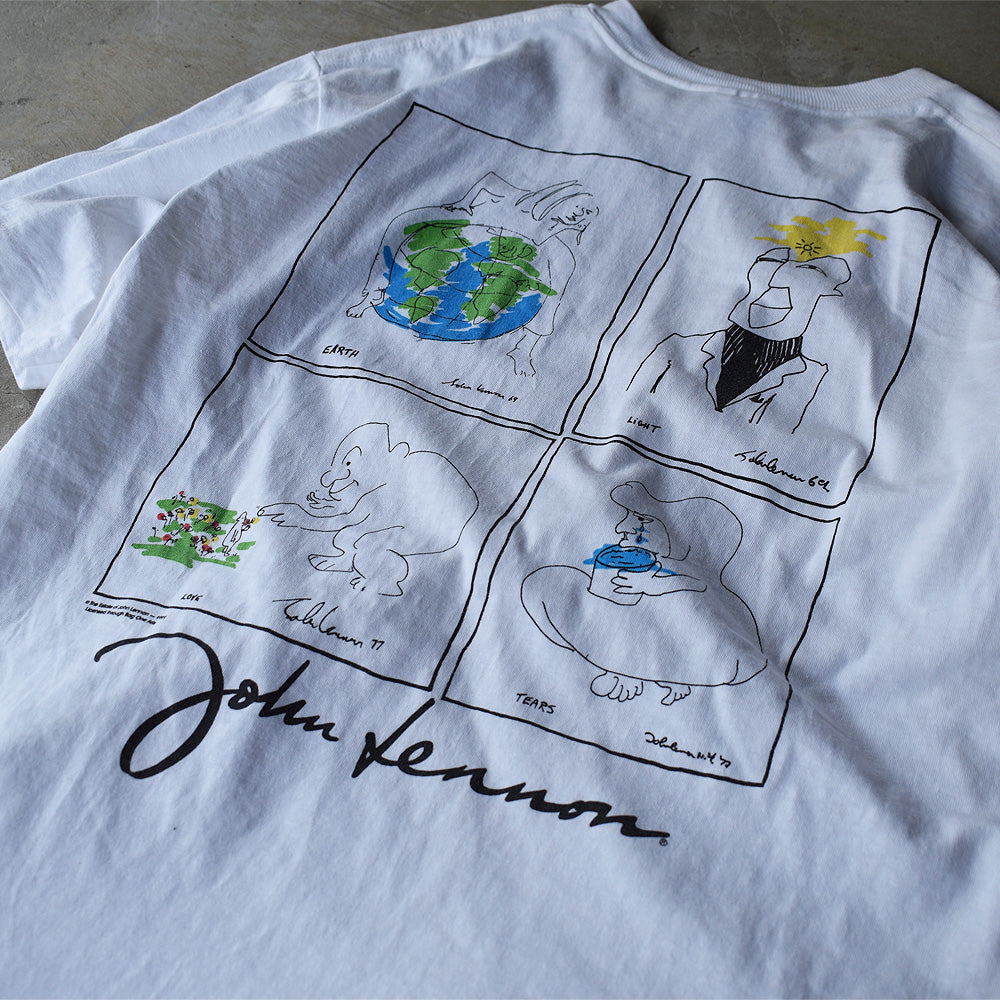 90's Hard Rock Cafe “John Lennon” シグネチャーシリーズ Tシャツ USA製 220715