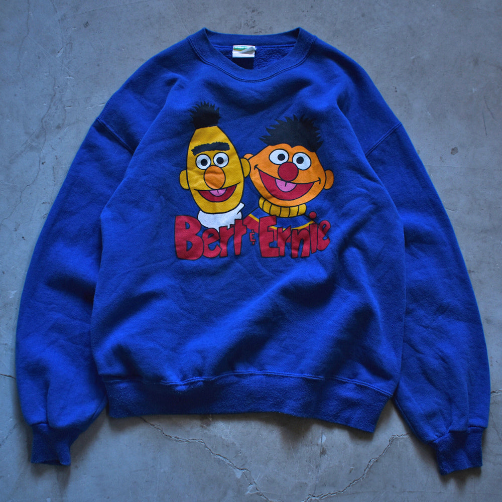 90’s Sesame Street "Bert&Ernie" スウェット USA製 221027H