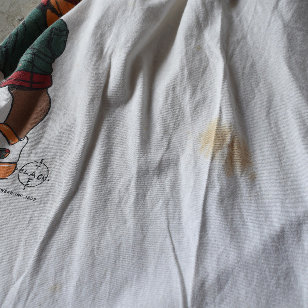 90's “BLACK STAFF” ブラックカルチャー Tシャツ USA製 220702