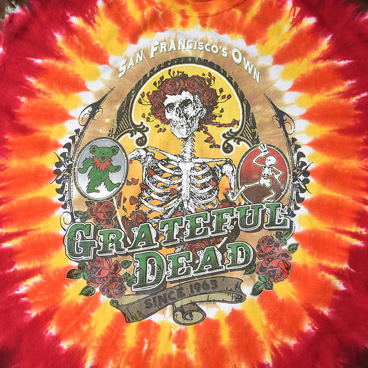 90's Liquid Blue "Grateful Dead" タイダイ ロック Tシャツ