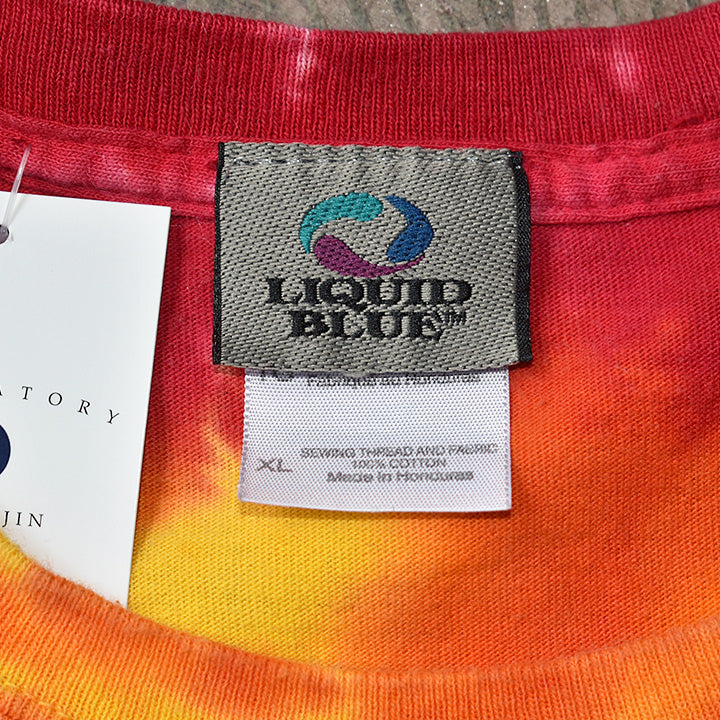 90's Liquid Blue "Grateful Dead" タイダイ ロック Tシャツ