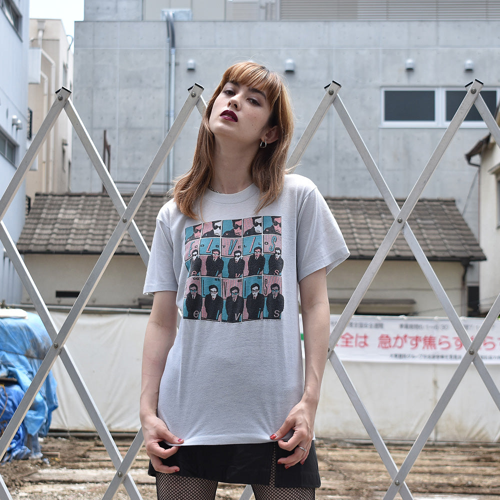 80’s Elvis Costello “Portrait” ロック Tシャツ 220614H