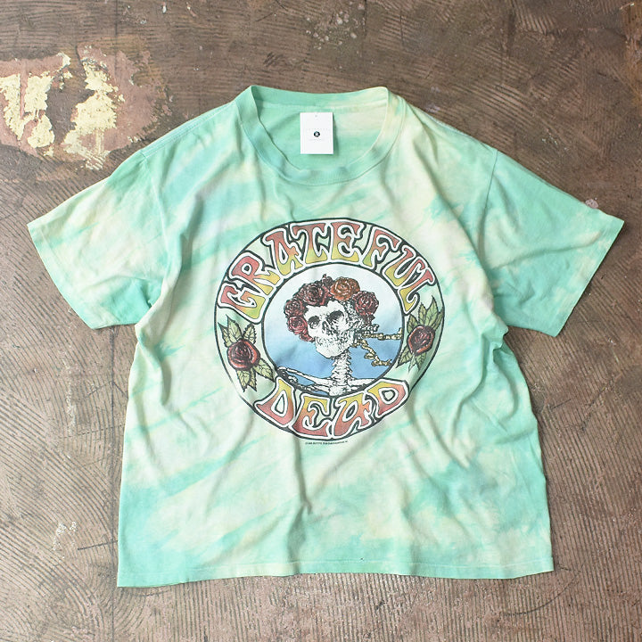 80's Grateful Dead/グレイトフル・デッド スカルローズ タイダイTシャツ コピーライト入り