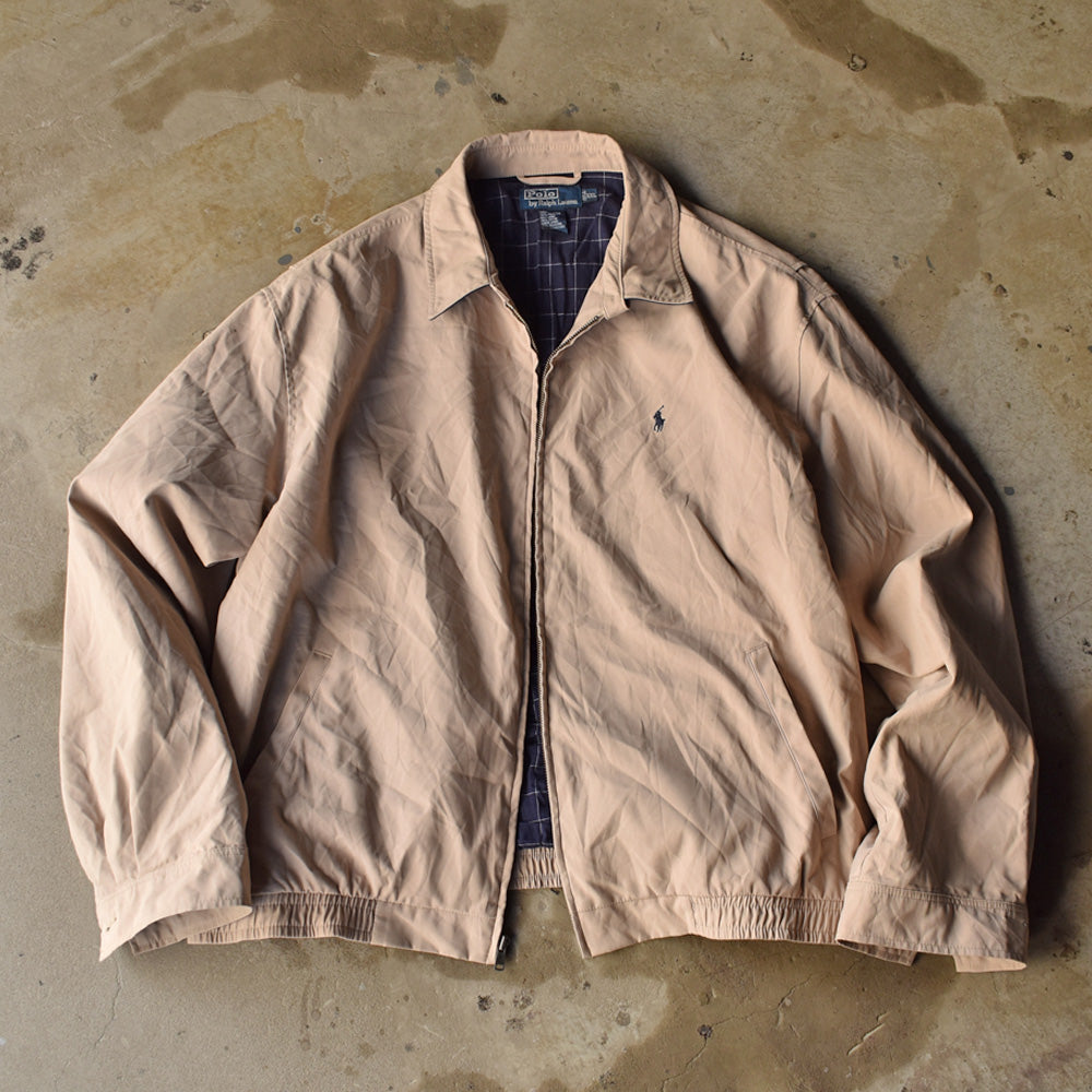 90's Polo Ralph Lauren/ポロ ラルフローレン XXL! チェックライナー スイングトップジャケット 230421