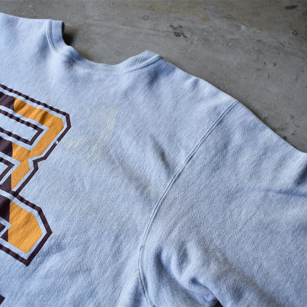 90’s Champion "Boston College" 両面プリント! RWスウェット 220925