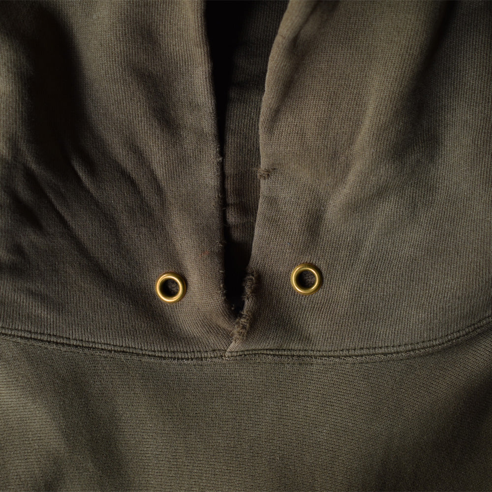 90's Champion 配色リブ スクリプトロゴ リバースウィーブ パーカー USA製 220714H