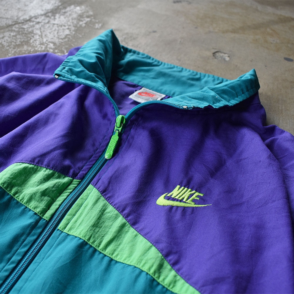 80's NIKE/ナイキ 銀タグ 刺繍ロゴ トラックジャケット 230313