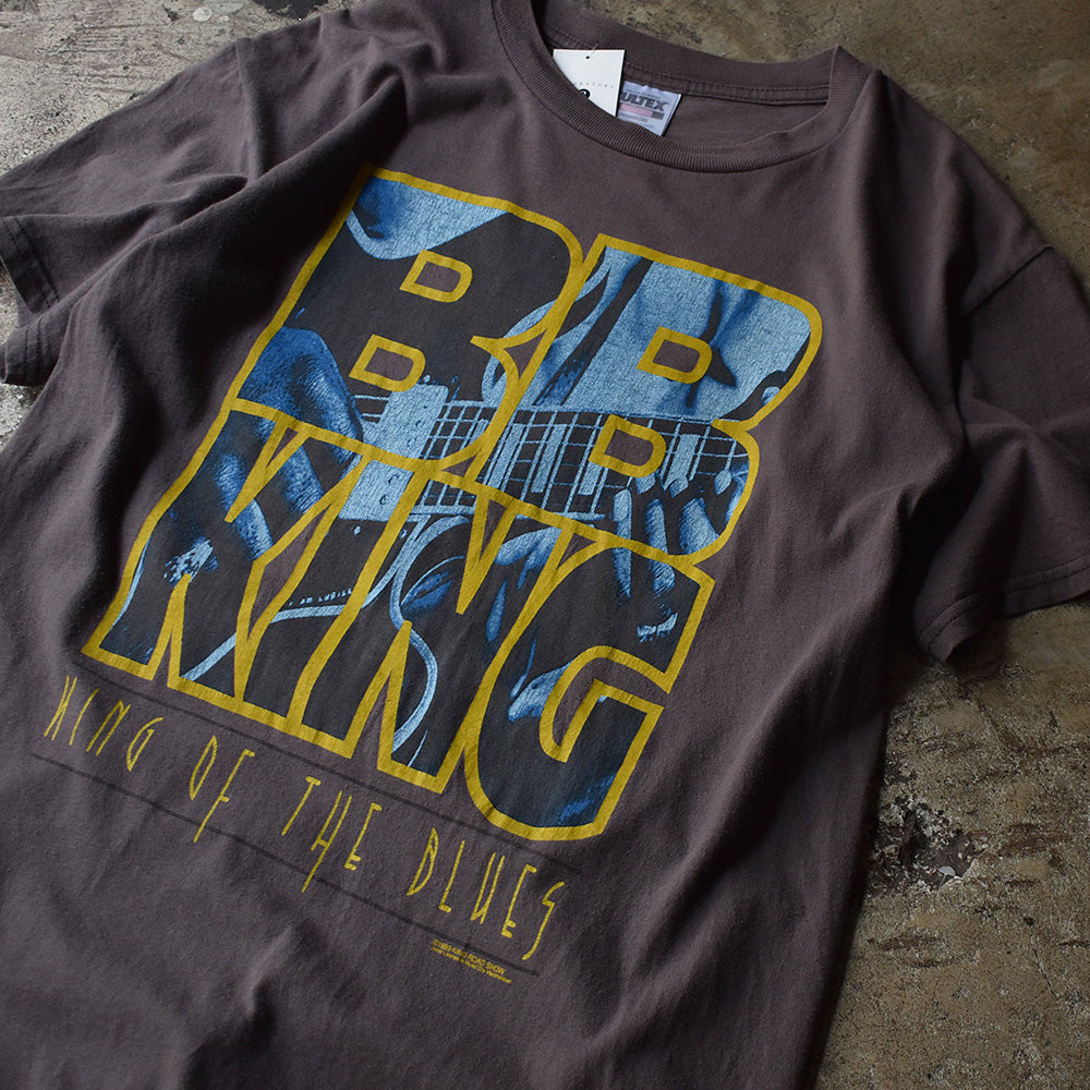90's B.B. King "King Of The Blues 1999 Tour" ロック Tシャツ 220722H