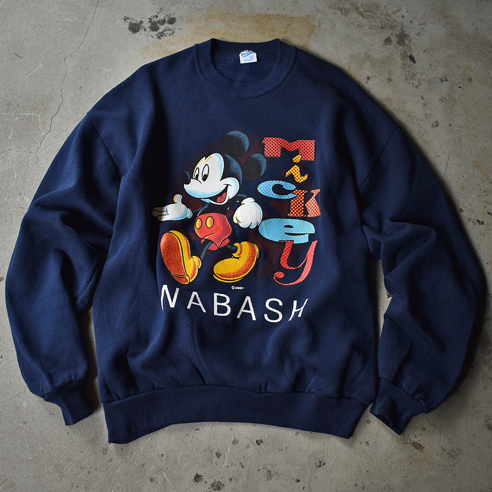 90’s Disney “Mickey” スウェット USA製 221011