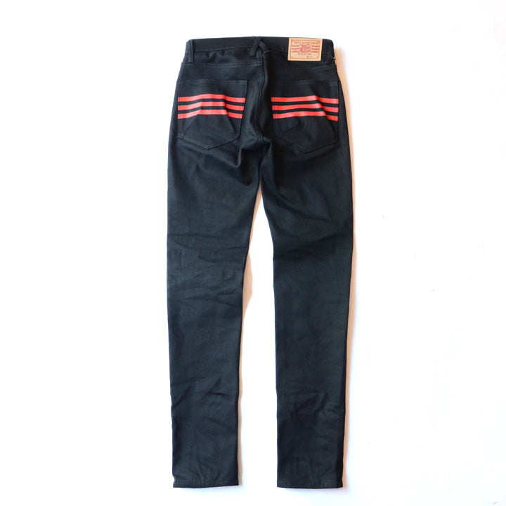 Hiroshima Denim メンズ スリム ブラック