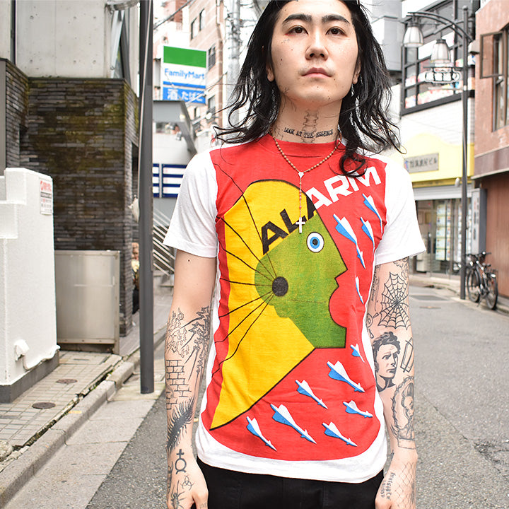 80's Alarm / FIFTH COLUMN オーバープリント!ロック Tシャツ