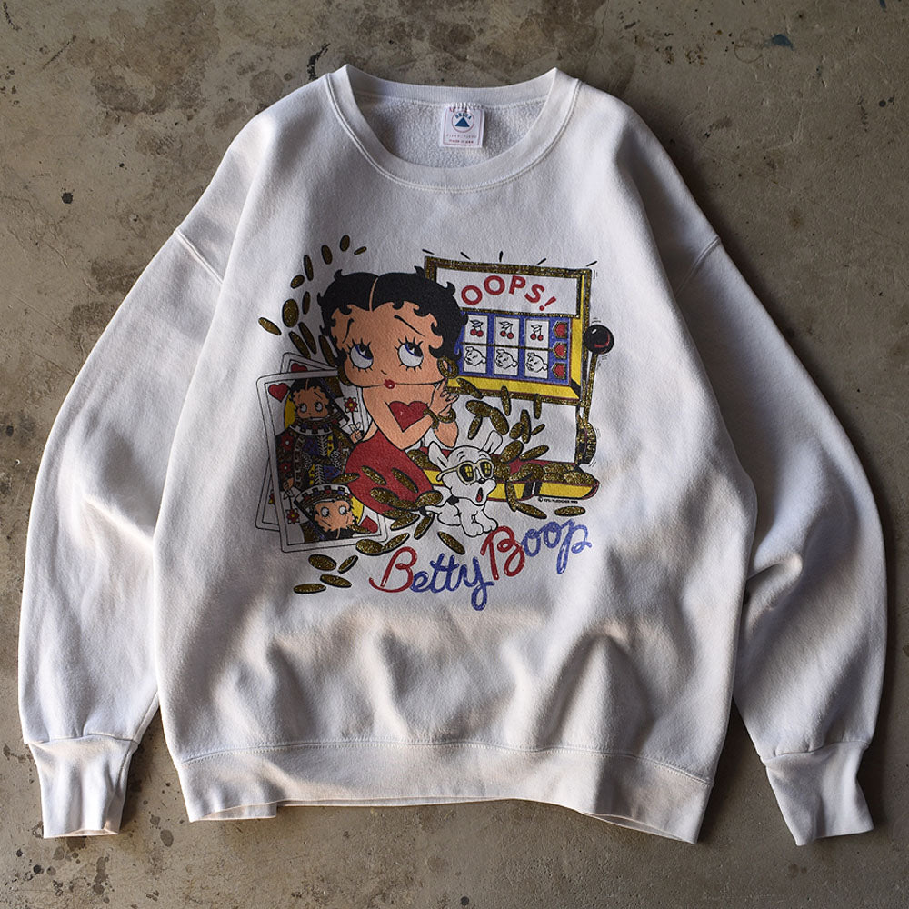 トップス激レア USA製 90’s  Betty Boop スウェットシャツ