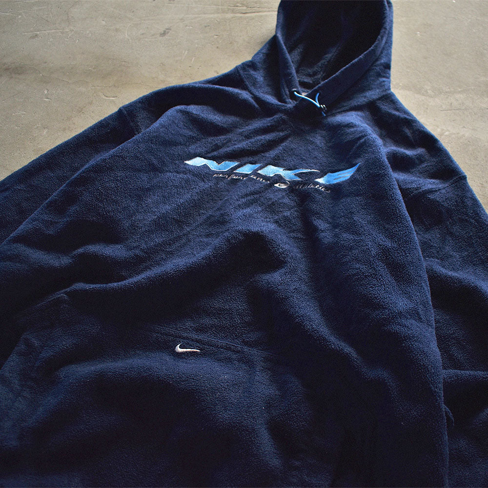 Y2K レア! NIKE center swoosh logo フリースパーカー 230115H
