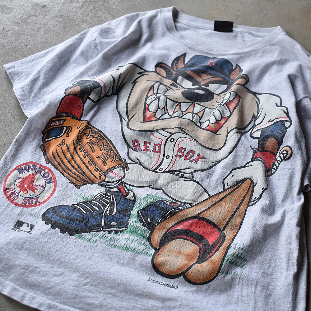 90's Looney Tunes/ルーニー・テューンズ “MLB RED SOX” Tee USA製 220708
