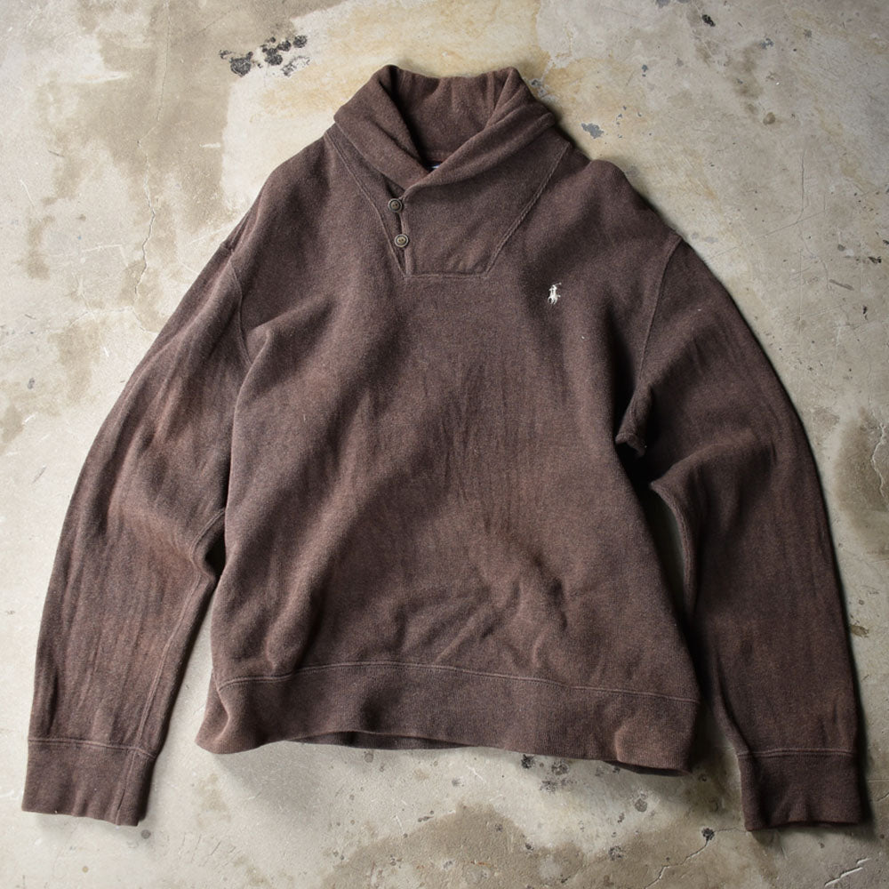 Polo Ralph Lauren/ポロ ラルフローレン エルボーパッチ ショールカラー プルオーバー 230303
