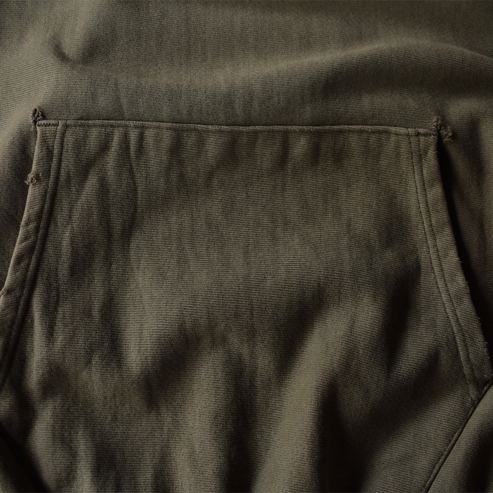 90's Champion 配色リブ スクリプトロゴ リバースウィーブ パーカー USA製 220714H