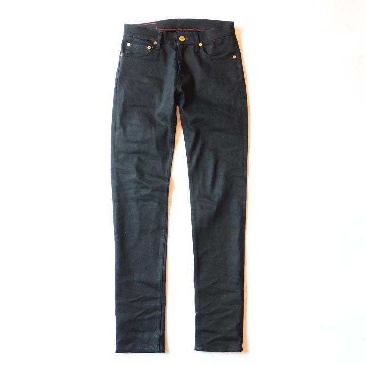 Hiroshima Denim メンズ スリム ブラック