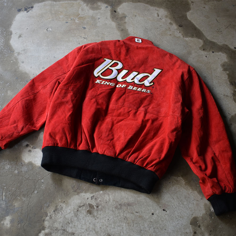 90's~ Chase Authentics × JEFF HAMILTON スエードレザー! レーシングジャケット 230309H