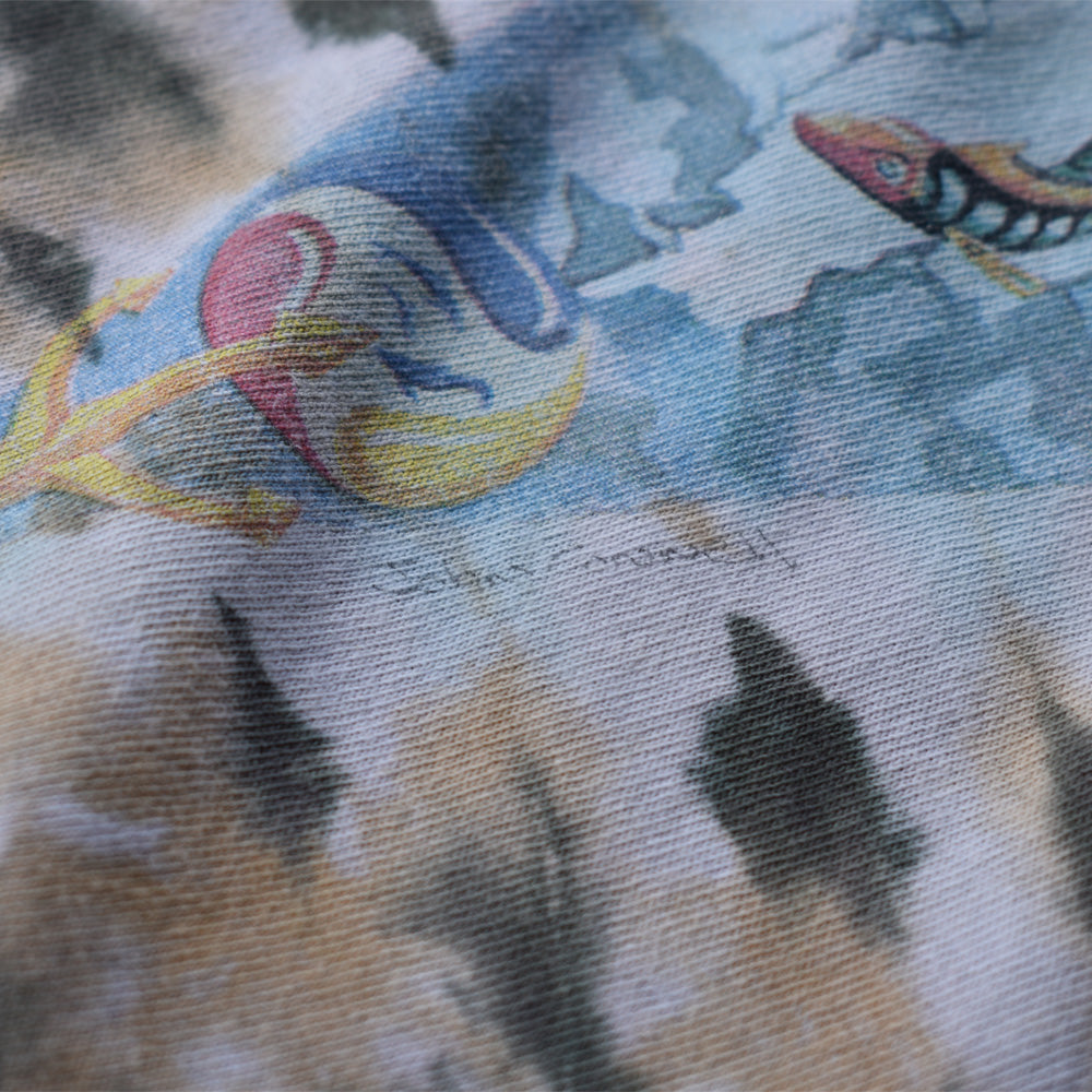 90’s LIQUID BLUE/リキッド・ブルー ”sea animals” アニマルプリントTee USA製 220814