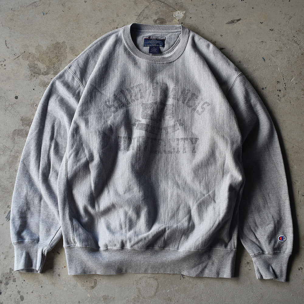 Y2K Champion/チャンピオン “SAINT FRANCIS UNIVERSITY” 3段プリント!RWスウェット 221117