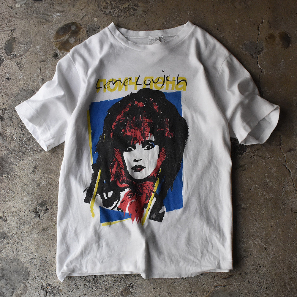 80's　Lene Lovich/リーナ・ラヴィッチ　"What Will I Do Without You" Tee　"Couleurshirt掲載"　230218HYY