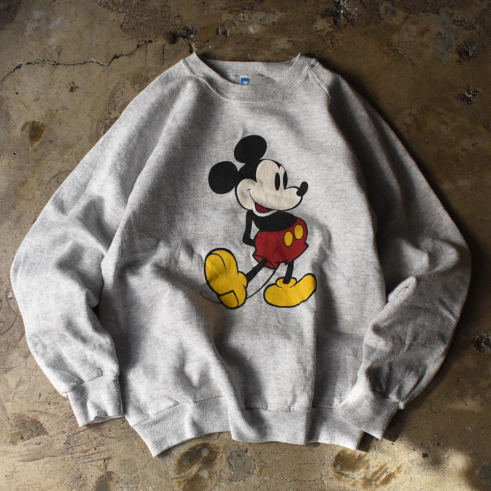80’s Disney “Mickey” キャラクター スウェット USA製 230306H
