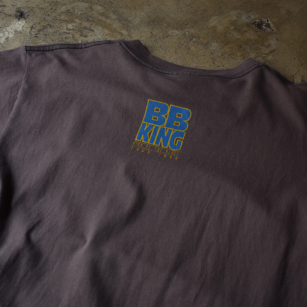 90's B.B. King "King Of The Blues 1999 Tour" ロック Tシャツ 220722H