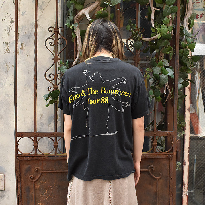80's Echo&The Bunnymen "1988ツアー" ロック Tシャツ