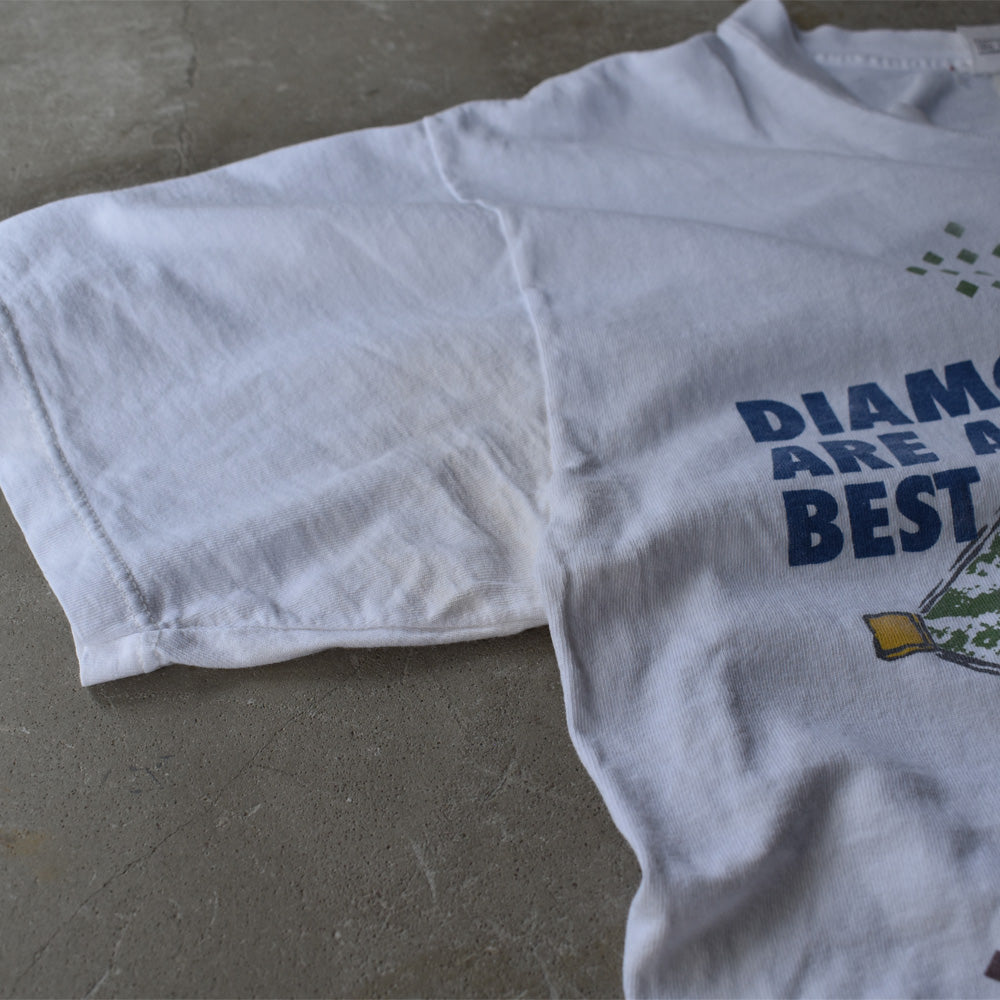 90’s Peanuts/ピーナッツ “DIAMONDS ARE A DAD'S BEST FRIENDS” Tee USA製 220721