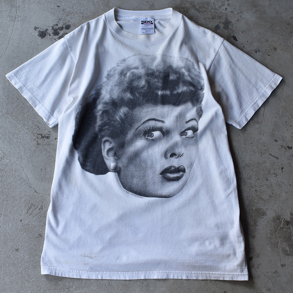 I Love Lucy Tシャツ M 90s ムービーt 映画 movie 90′s TULTEX “I Love Lucy / Lucy Ricardo” ムービー Tシャツ