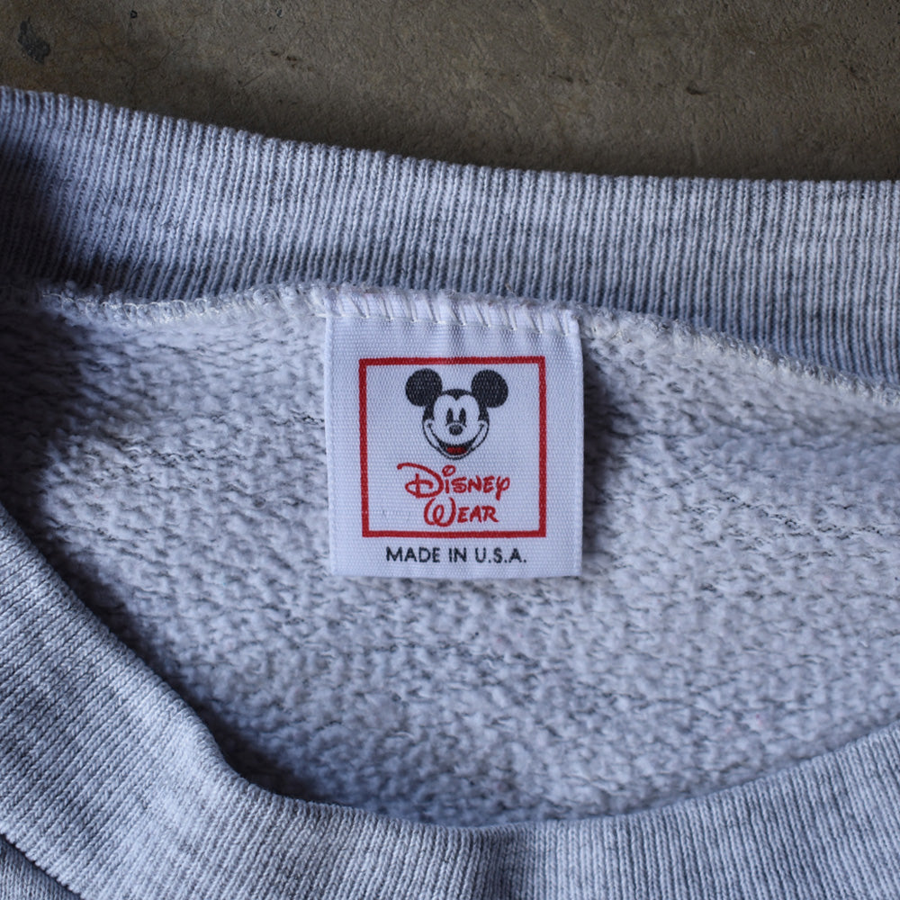 90's Disney “GOOFY” 両面プリント 海外アニメ キャラ スウェット USA製 230405H