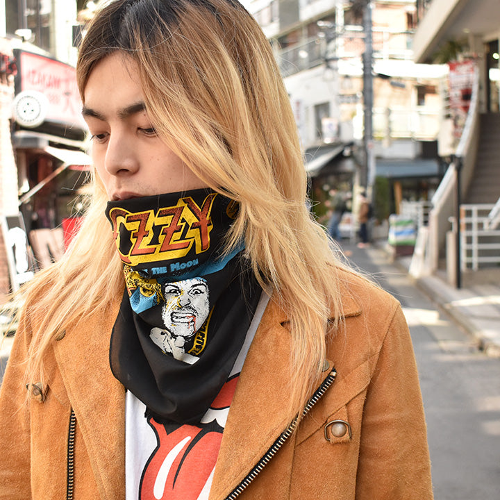 80's デッドストック! OZZY OSBOURNE "BARK AT THE MOON″ バンダナ