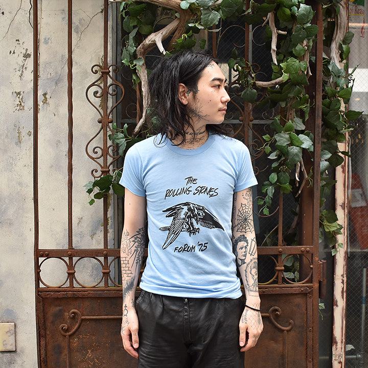 70's The Rolling Stones/ローリング・ストーンズ イーグル!デッドストック!"Forum 1975" Tシャツ