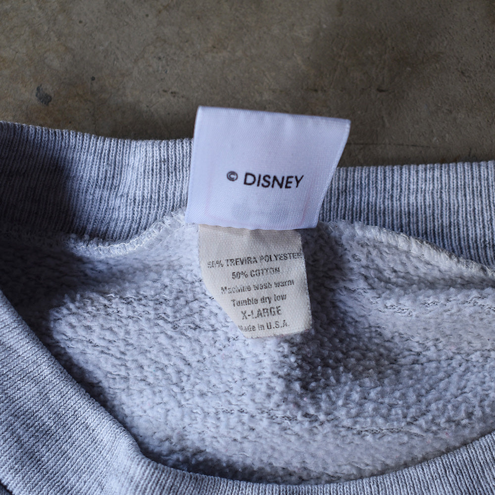 90's Disney “GOOFY” 両面プリント 海外アニメ キャラ スウェット USA製 230405H