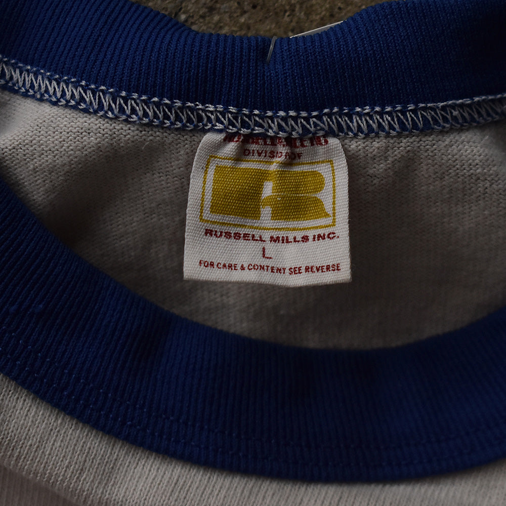 70's SHOWCO / Led Zeppelin "Tour'75 STAFF" ラグラン ロック Tシャツ 230415H