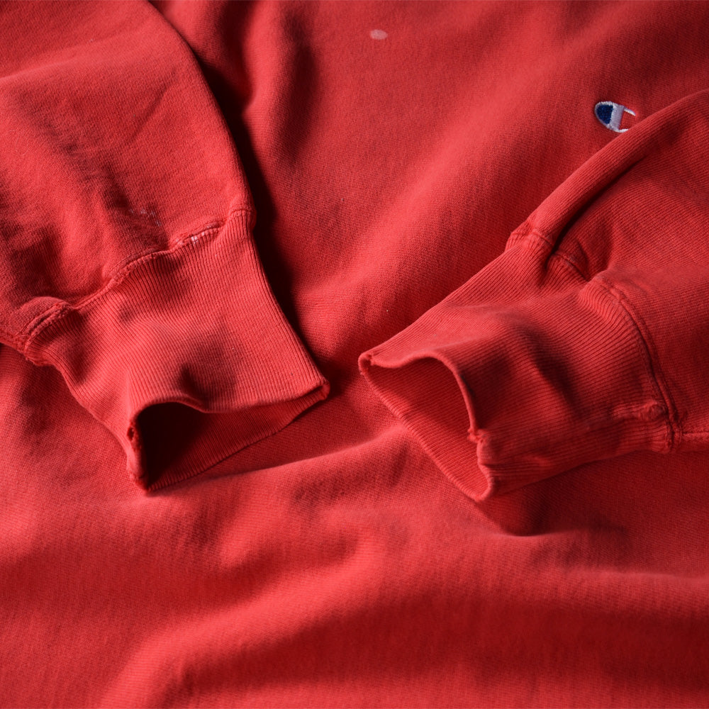80's Champion/チャンピオン 無地 RED RWスウェット USA製 221012