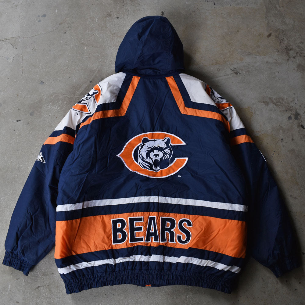 90’s STARTER “NFL Chicago Bears” 中綿入り ナイロンジャケット 230118