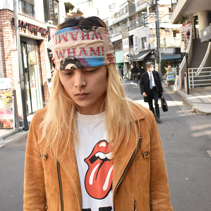 80's デッドストック! WHAM! "MAKE IT BIG″ バンダナ