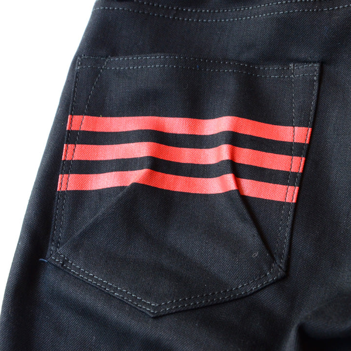 Hiroshima Denim メンズ スリム ブラック
