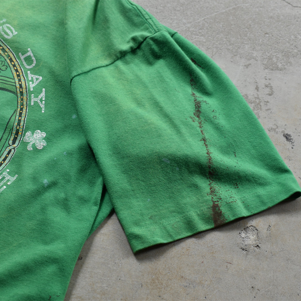 90’s Peanuts “ST.PATRICK'S DAY PROUD TO BE IRISH” キャラクターTシャツ USA製 220713
