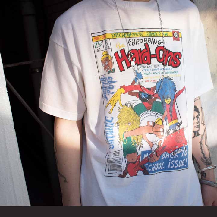80's Hard-Ons "Dickcheese Comics" Tシャツ