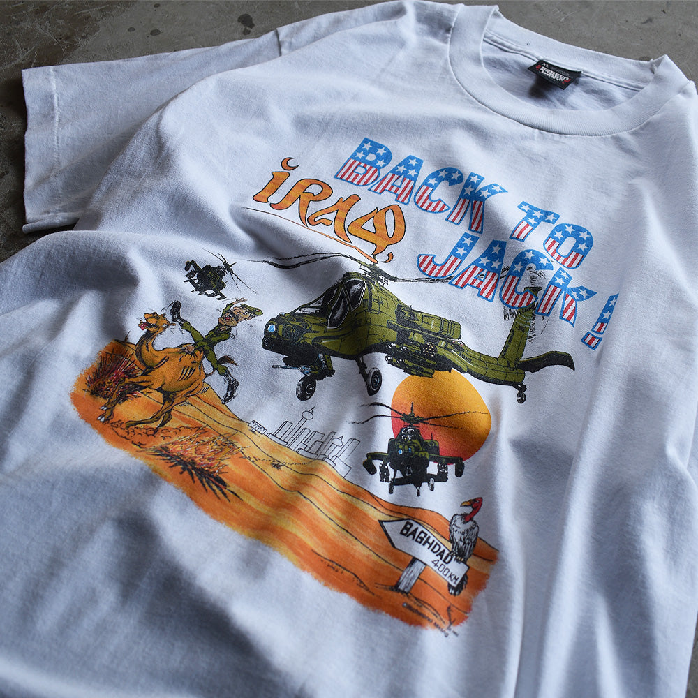 90's "BACK TO IRAQ JACK" Tee USA製 220828