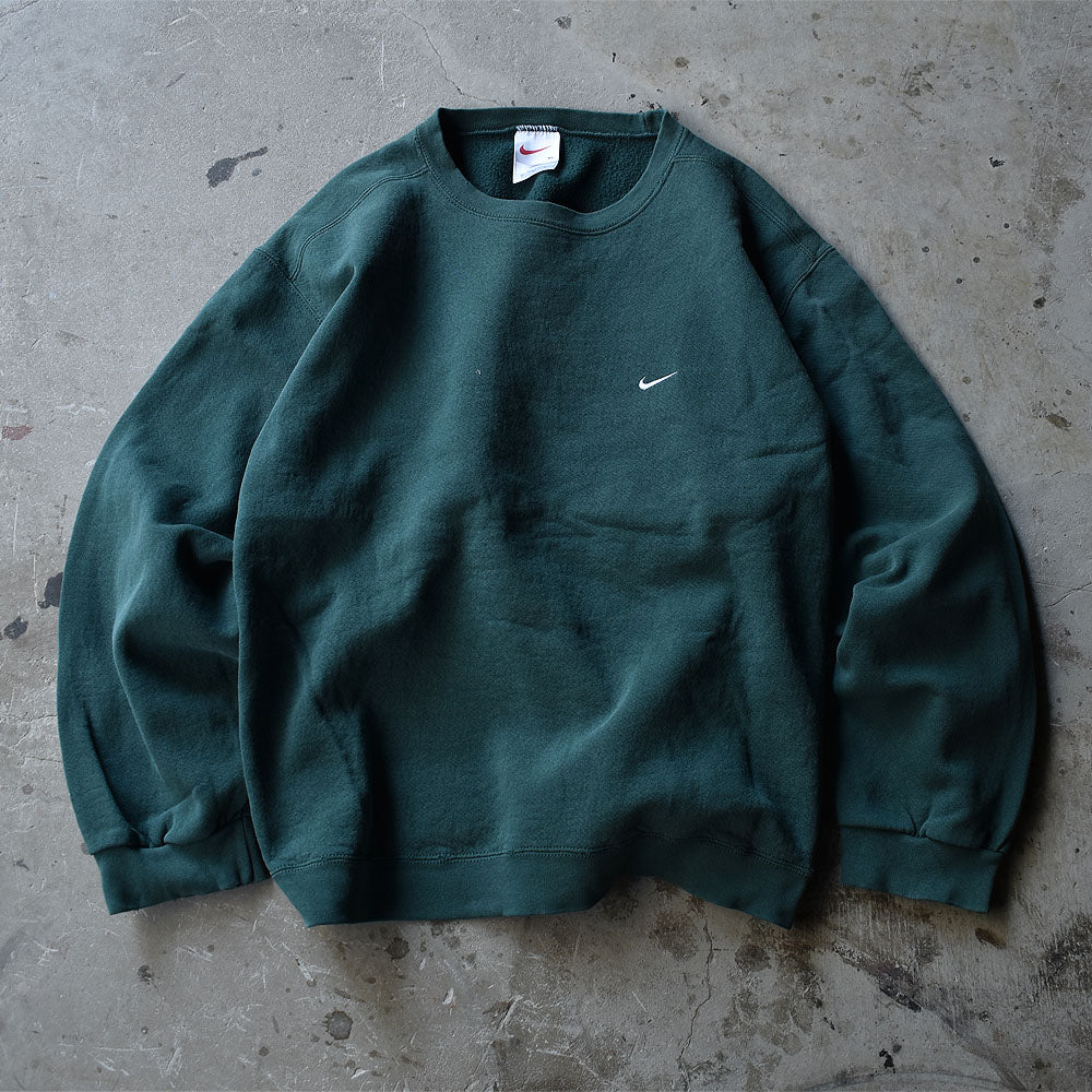 90’s NIKE small swooshロゴ刺繍 スウェット USA製 221110