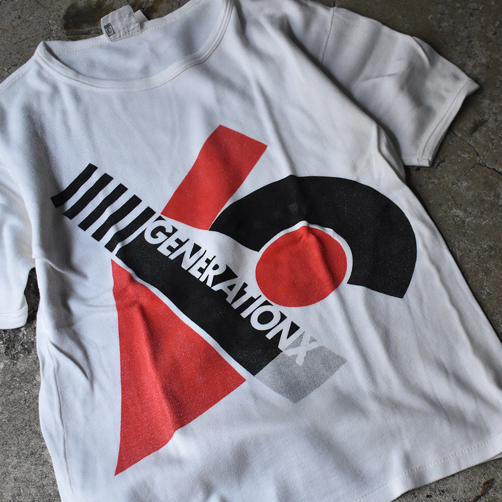 70's GENERATION X "Your Generation" ロック Tシャツ Euro製 220710H
