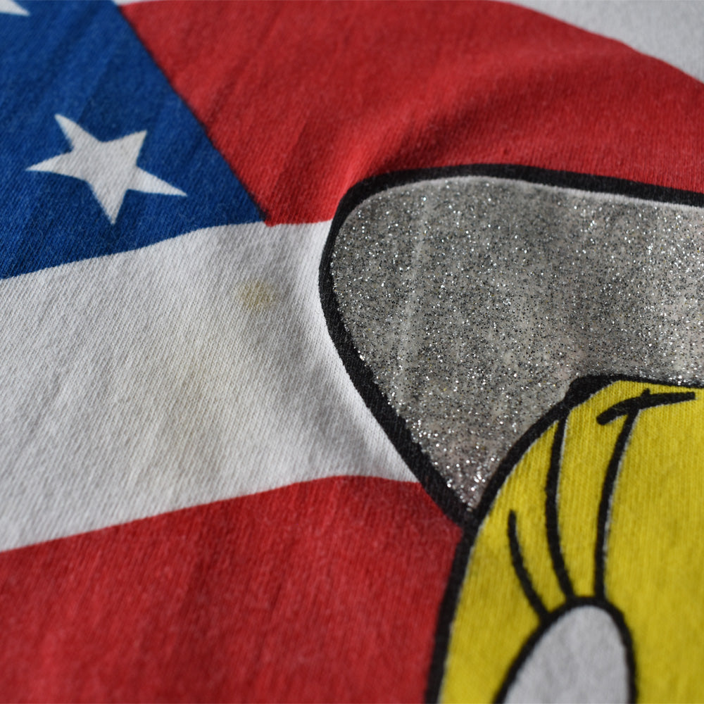 90's Looney Tunes/ルーニー・テューンズ “AMERICAN CLASSIC” ラメプリント! AOP Tee 220702