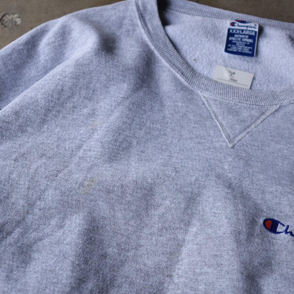 90's Champion XXXL! ロゴ刺繍 スウェット 230408