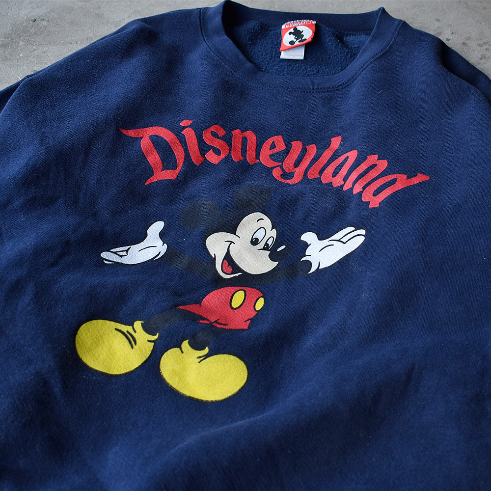 90's　Disney/ディズニー ”Disneyland” スウェット　USA製　230117