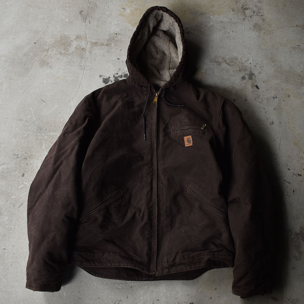 Carhartt/カーハート ボアライナー ダック地 ジップアップ パーカー